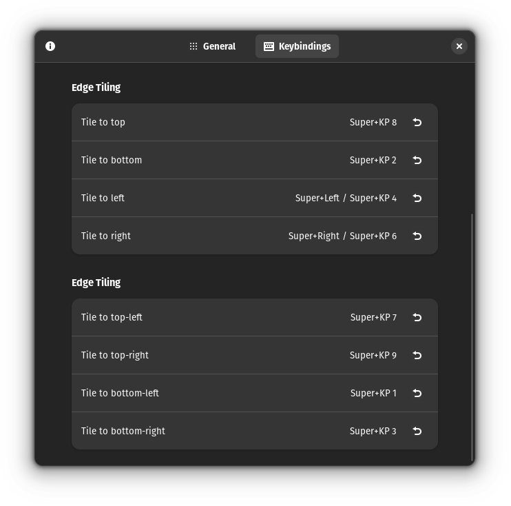 Settings prompt of Tiling Assistant